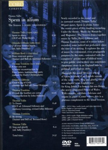 Tallis: Spem in alium (Music for Monarchs and Magnates) - The Sixteen (DVD)