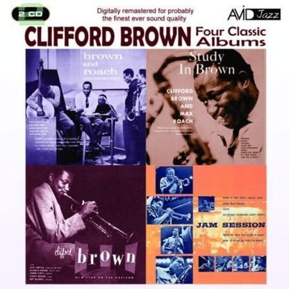 CLIFFORD BROWN: FOUR CLASSIC ALBUMS (BROWN AND ROACH INC / JAM SESSION / STUDY IN BROWN / NEW STAR ON THE HORIZON) (2CD)