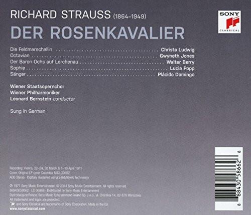 STRAUSS: DER ROSENKAVALIER - BERNSTEIN, VIENNA PHILHARMONIC (3 CDS)