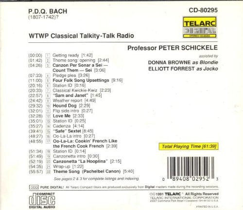 P.D.Q. BACH: WTWP CLASSICAL TALKITY - TALK RADIO