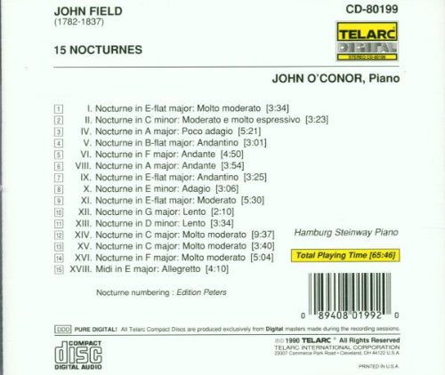 FIELD: NOCTURNES 1-15 - John O'Conor