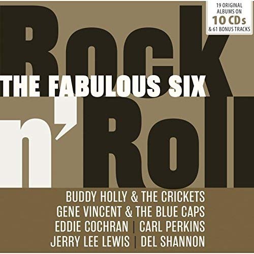 The Fabulous Six: Buddy Holly, Eddie Cochran, Gene Vincent, Carl Perkins, Jerry Lee Lewis & Del Shannon (10 CDs)