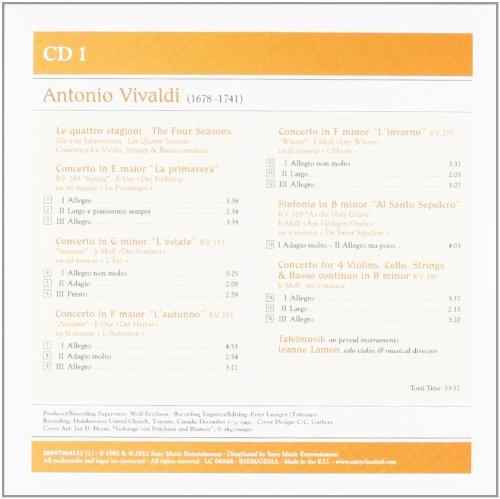 VIVALDI: THE FOUR SEASONS, CONCERTOS AND CELLO SONATAS (4 CDS)