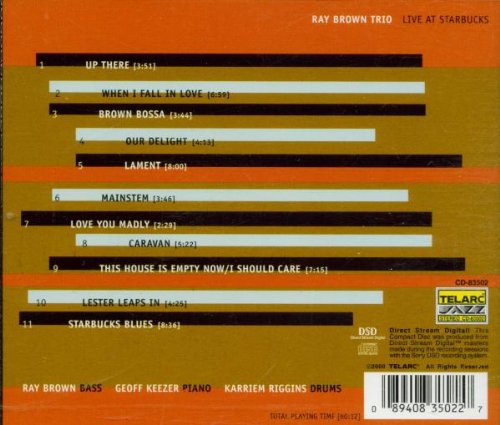 RAY BROWN TRIO: LIVE AT STARBUCKS