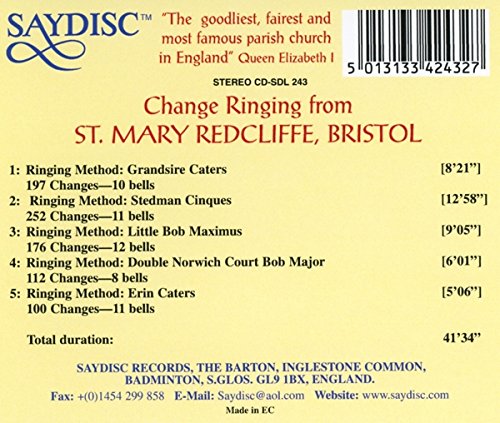 Change Ringing from St Mary Redcliffe, Bristol
