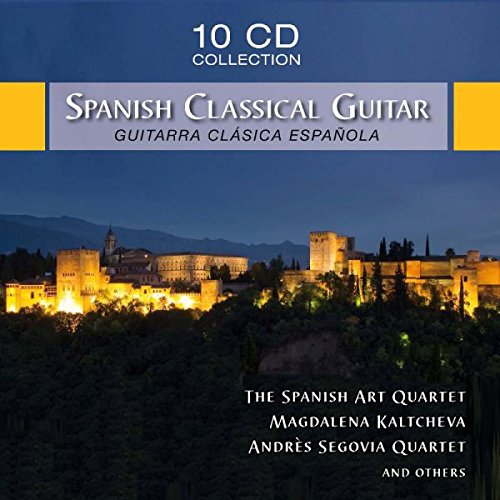 SPANISH CLASSICAL GUITAR (Granados, Albeniz, Brouwer, Torroba, Rodrigo, Bizet, Scarlatti, Debussy, Ravel and more): Carlos Bonell, Spanish Art Quartet, Magdalena Kaltcheva, Andres Segovia Quartet (10 CDS)