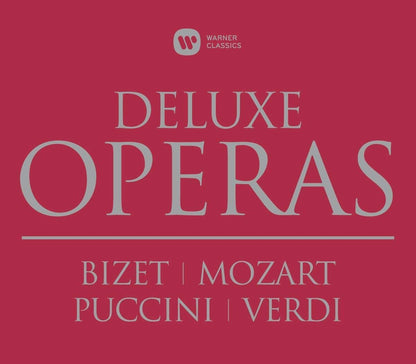 DELUXE OPERAS: BIZET, MOZART, PUCCINI, VERDI (12 CDS)