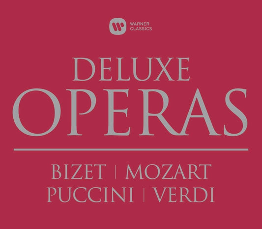 DELUXE OPERAS: BIZET, MOZART, PUCCINI, VERDI (12 CDS)