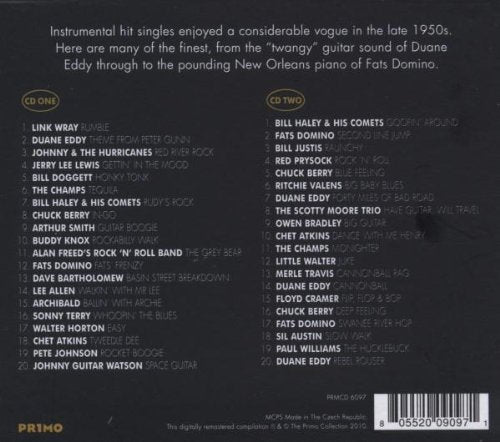 ESSENTIAL ROCK 'N' ROLL INSTRUMENTALS: Johnny & The Hurricanes, Champs, Duane Eddy, Chuck Berry, Buddy Holly...(2 CDs)