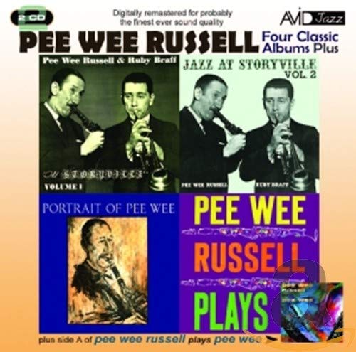 PEE WEE RUSSELL: FOUR CLASSIC ALBUMS PLUS (JAZZ AT STORYVILLE VOL 1 / JAZZ AT STORYVILLE VOL 2 / PORTRAIT OF PEE WEE / PEE WEE RUSSELL PLAYS) (2CD)