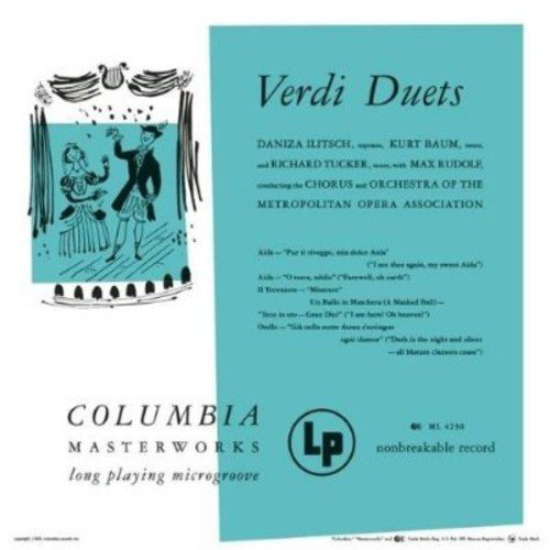 VERDI DUETS: TUCKER, BAUM, METROPOLITAN OPERA ORCHESTRA, MAX RUDOLF