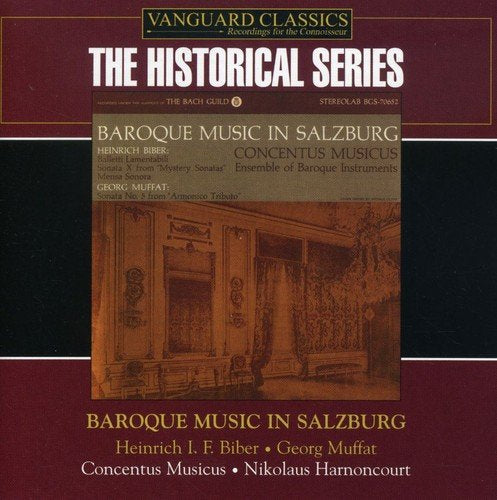 BAROQUE MUSIC IN SALZBURG - CONCENTUS MUSICUS WIEN, NIKOLAUS HARNONCOURT