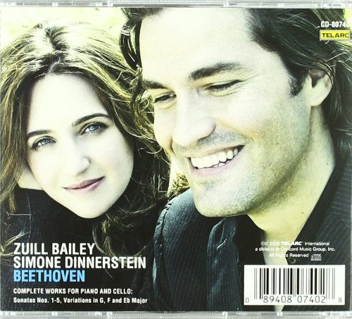 BEETHOVEN: Cello Sonatas - Zuill Bailey, Simone Dinnerstein (2 CDs)