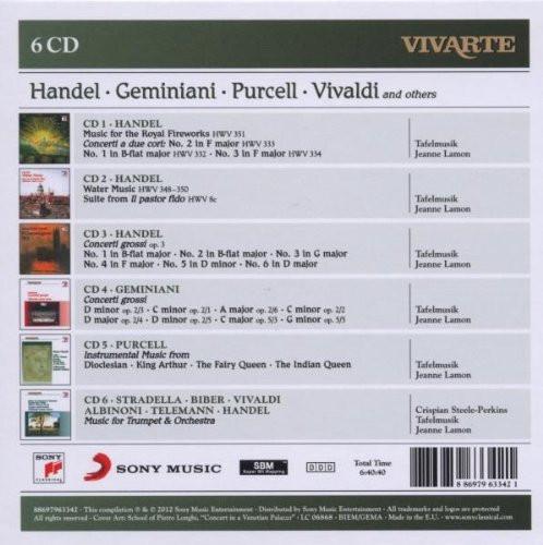 CEREMONIAL MUSIC and MUSIC FOR TRUMPET - HANDEL; GEMIGNANI; PURCELL; VIVALDI and others (6 CDS)