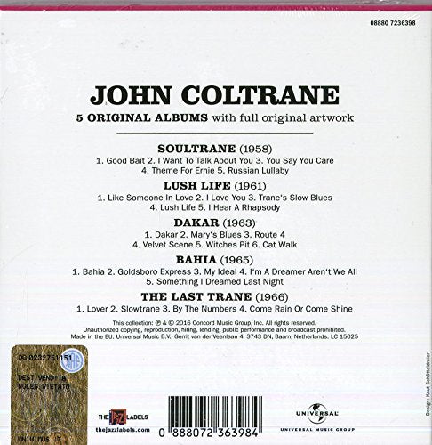 John Coltrane: 5 Original Albums (5 CDS)