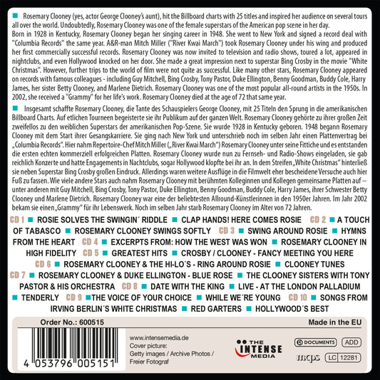 ROSEMARY CLOONEY: MILESTONES OF A POP LEGEND (10 CDS)