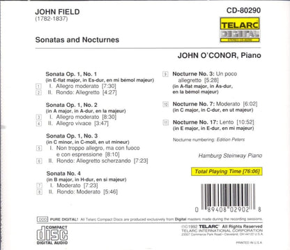 FIELD: PIANO SONATAS 1-4 & NOCTURNES - John O'Conor