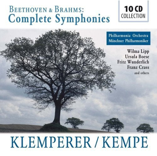 BEETHOVEN & BRAHMS: COMPLETE SYMPHONIES - KEMPE, KLEMPERER (10 CDS)