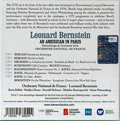 Leonard Bernstein: An American In Paris - Orchestre National de France (7 CDs)