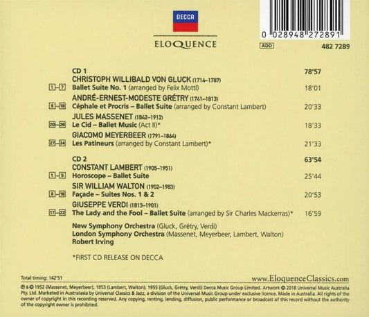 ROBERT IRVING: THE DECCA RECORDINGS (2 CDS)