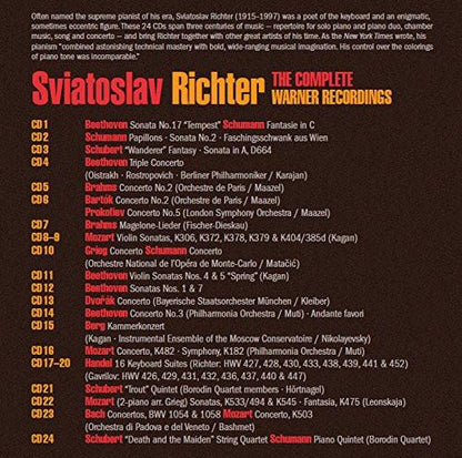 Sviatoslav Richter: The Complete Warner Recordings (24 CDs)