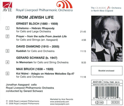 FROM JEWISH LIFE: Music for Cello and Orchestra - Aasgaard, Royal LIverpool Philharmonic