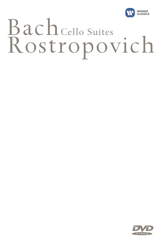 BACH: CELLO SUITES - ROSTROPOVICH (DVD)