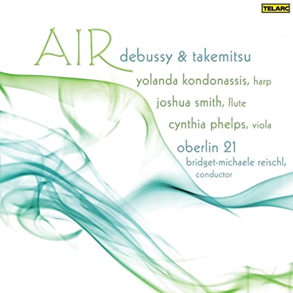 AIR: music for harp, flute and strings by Debussy & Takemitsu - Yoland Kondonassis, Oberlin 21