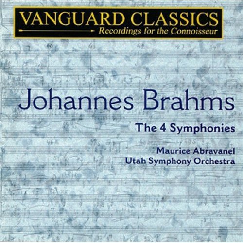 BRAHMS: FOUR SYMPHONIES - ABRAVANEL, UTAH SYMPHONY (2 CDS)