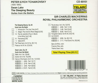 TCHAIKOVSKY: SUITES FROM THE BALLETS - Charles Mackerras, Royal Philharmonic Orchestra