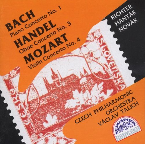 Bach, Händel, Mozart: Concerti - Richter, Hantak, Novak, Talich, Czech Philharmonic