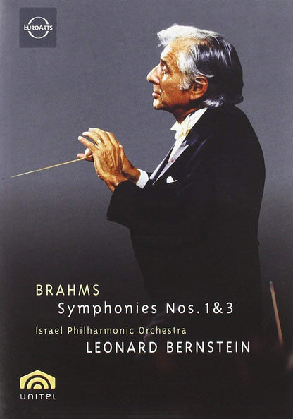 BRAHMS: Symphonies Nos. 1 & 3 - Bernstein, Israel Philharmonic (DVD)