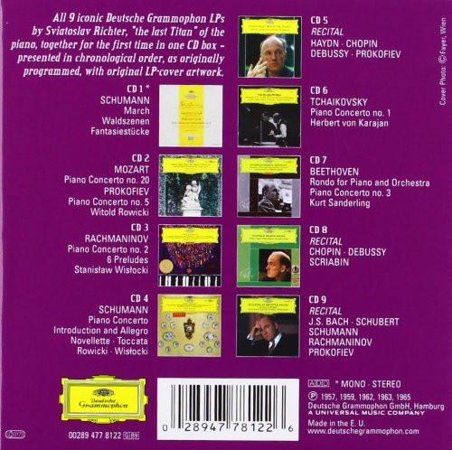 SVIATOSLAV RICHTER - COMPLETE DEUTSCHE GRAMMOPHON SOLO AND