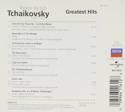 BEST OF TCHAIKOVSKY - MARRINER, ASHKENAZY, ANSERMET, DORATI