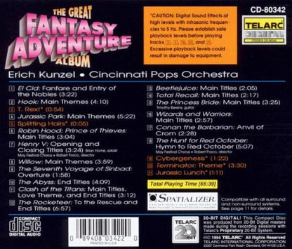 THE GREAT FANTASY ADVENTURE ALBUM - ERICH KUNZEL & CINCINNATI POPS ORCHESTRA