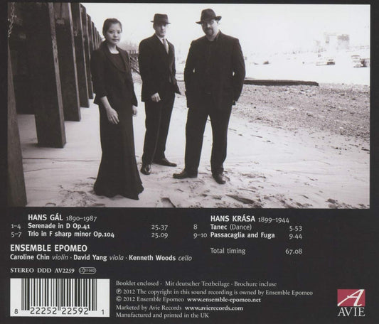 Krasa & Gal: Complete String Trios - Ensemble Epomeo