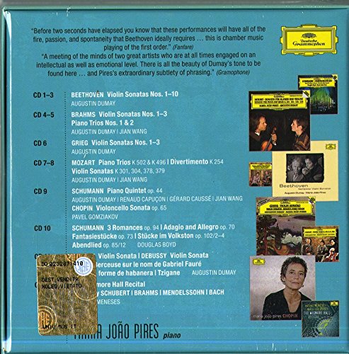Maria Joao Pires: Complete Chamber Music Recordings on Deutsche Grammophon (12 CDs)