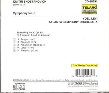 SHOSTAKOVICH: SYMPHONY NO. 8 - Yoel Levi, Atlanta Symphony Orchestra