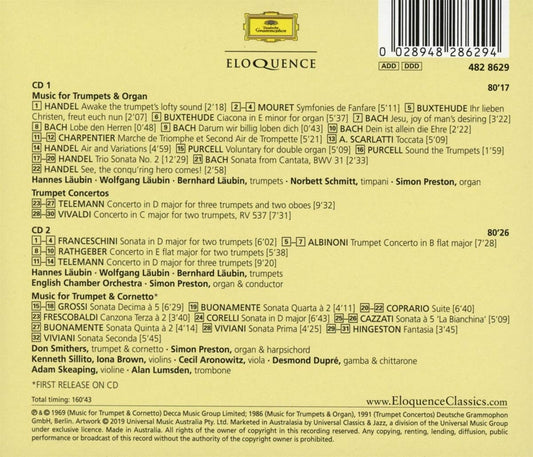 SOUND THE TRUMPETS - TRUMPET AND ORGAN SPECTACULAR (2 CDS)
