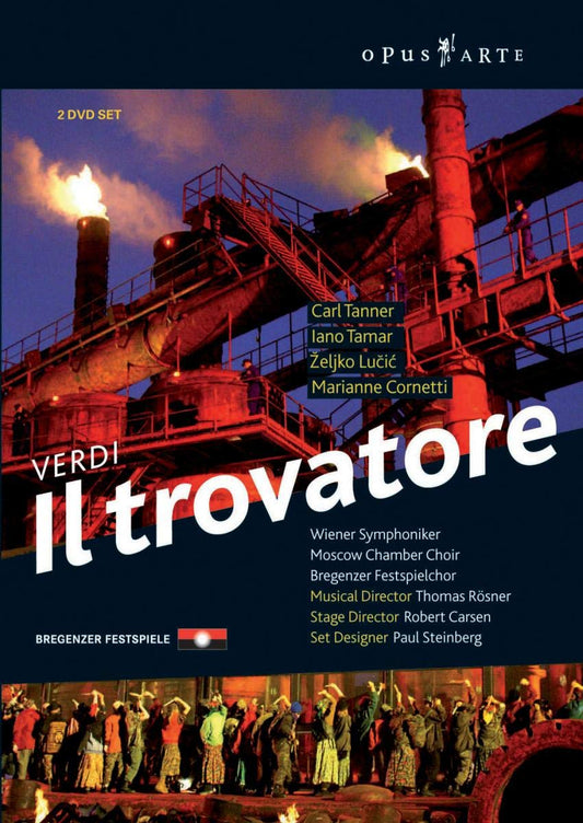 VERDI: Il Trovatore - Wiener Symphoniker Orchestra, Moscow Chamber Choir & Chorus of the Bregenz Festival, Thomas Rösner (2 DVD)