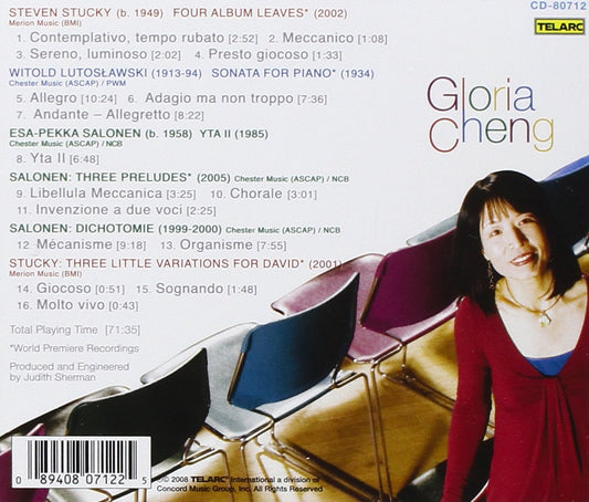 Piano Music of Salonen, Stucky and Lutoslawski - Gloria Cheng
