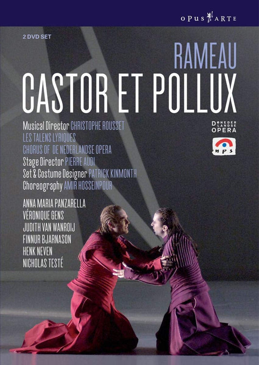 RAMEAU: Castor et Pollux - Les Talons Lyrique, Chorus of Netherlands Opera, Christophe Rousset (2 DVD)