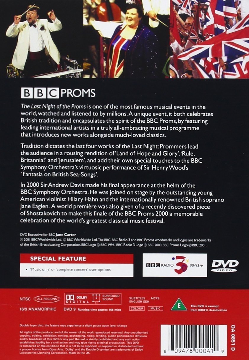 The Last Night of the Proms 2000 (DVD)