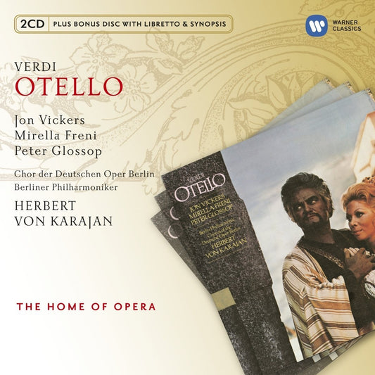VERDI: OTELLO - VICKERS, FRENI, KARAJAN (3 CDS)
