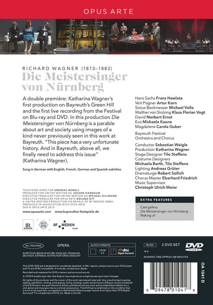 WAGNER: Die Meistersinger von Nurnberg - Bayreuth Festival Orchestra, Sebastian Weigle (2 DVD)