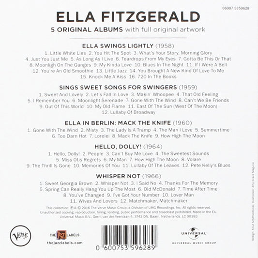 Ella Fitzgerald: 5 Original Albums (5 CDs)