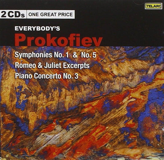 Everybody's Prokofiev - Symphonies No. 1 & No. 5; Romeo & Juliet Excerpts; Piano Concerto No. 3 - Previn, Levi, Kimura(2 CDs)