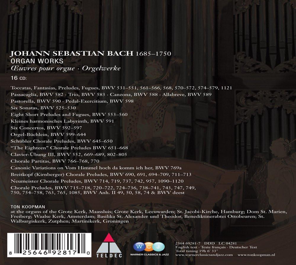 Bach: Complete Organ Music - Ton Koopman (16 CDs) – ClassicSelect World