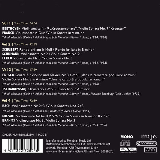 THE MENUHINS (4 CDS)