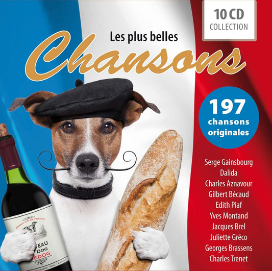 LES PLUS BELLES CHANSONS - Montand, Brel, Piaf and More (10 CDS)